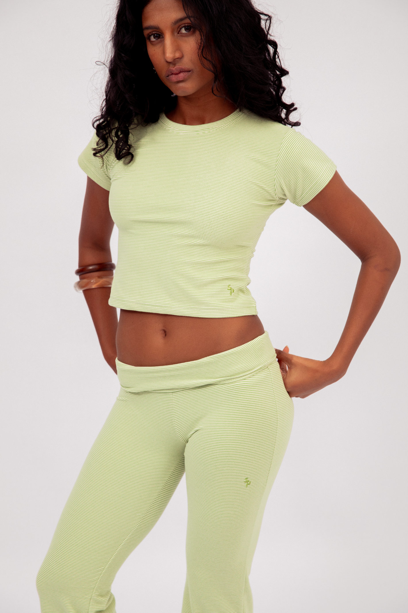 Stretch Tee in Matcha