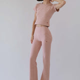 Stretch Tee in Strawberry