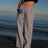 SP Boxer Pants in Blue Stripe