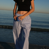 SP Boxer Pants in Blue Stripe