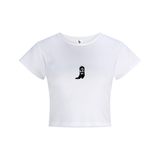 Cowboy Baby Tee in White