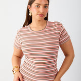 Stretch Tee in Blossom