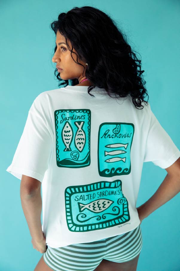 Tin Fish Boyfriend Tee