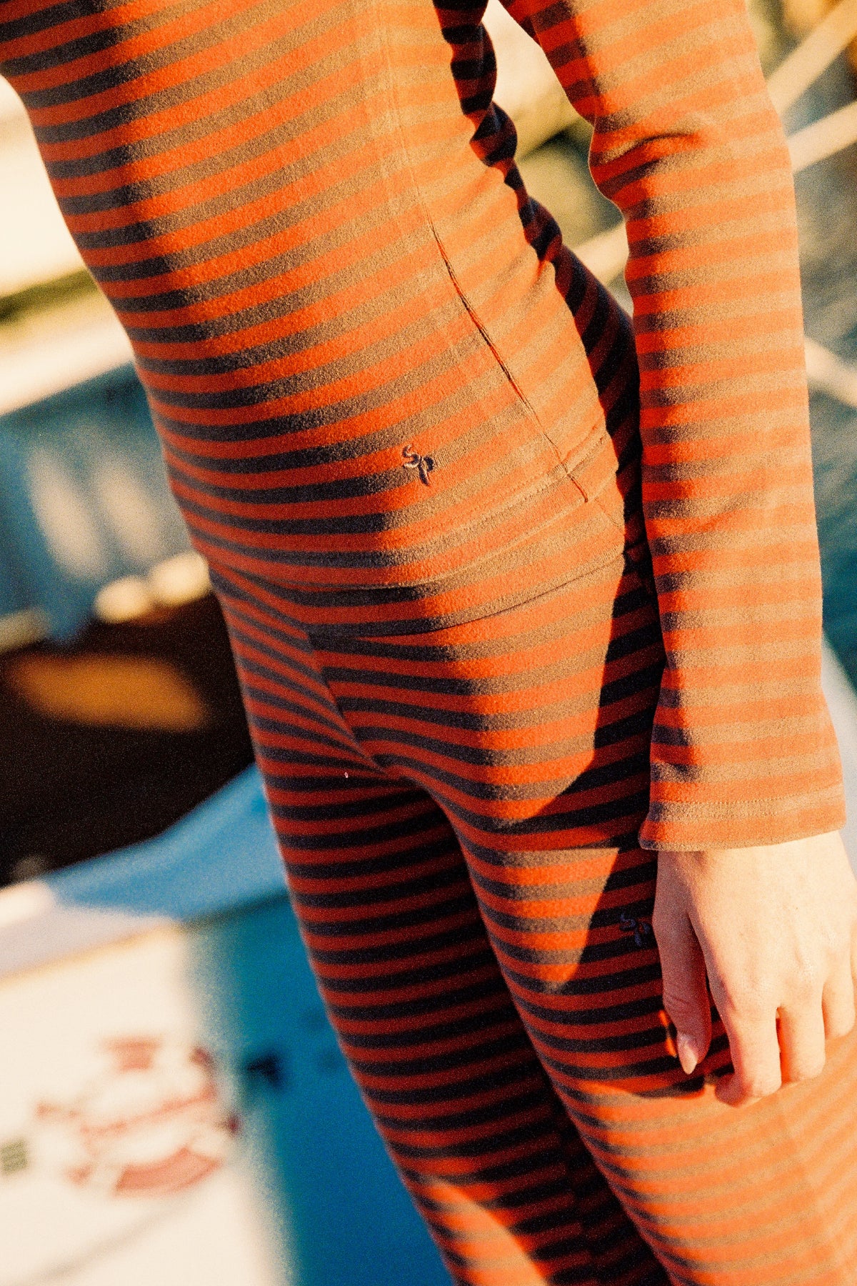 Stretch Long sleeve in Crimson
