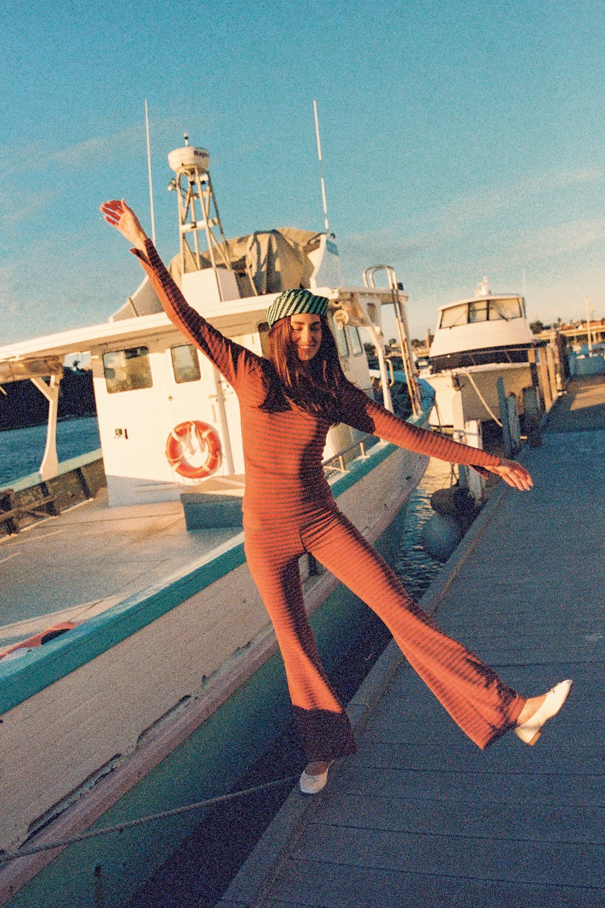 Stretch Flare in Crimson