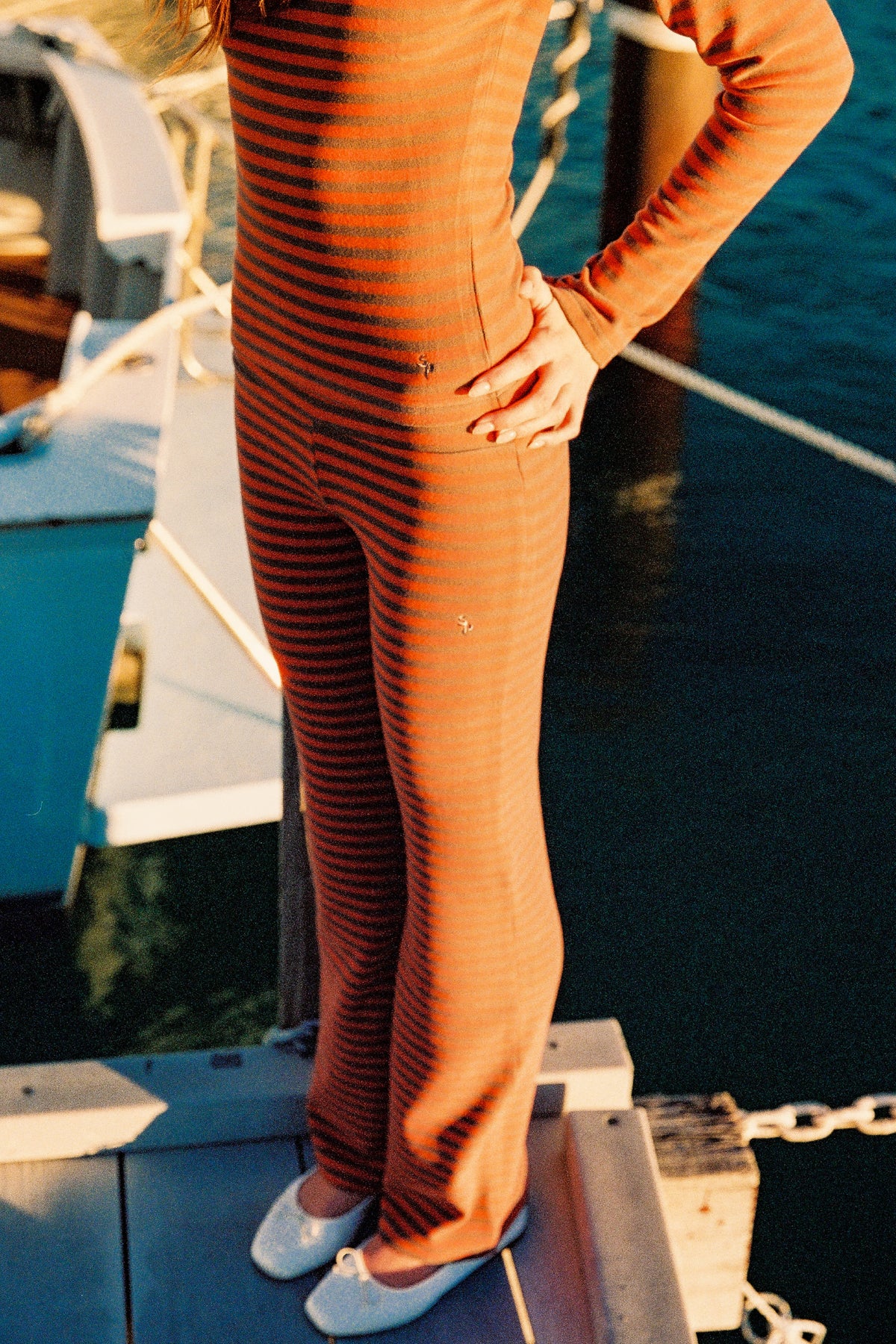 Stretch Flare in Crimson
