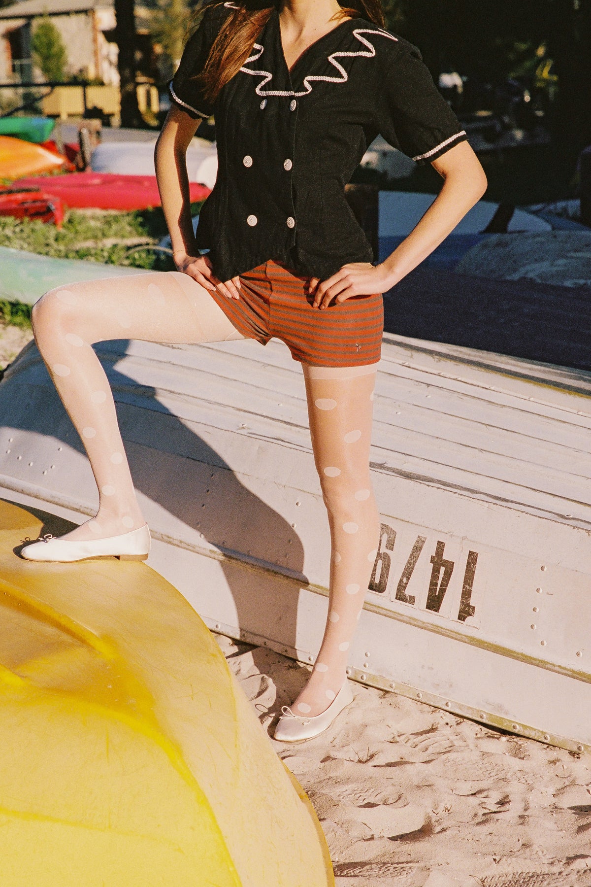 Stretch Short in Crimson