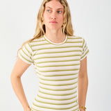Stretch Tee in Fern