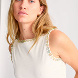 Ibiza Tank in Pearl