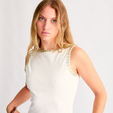 Ibiza Tank in Pearl