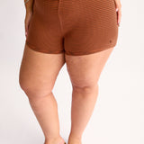 Stretch Shorts in Umber Stripe