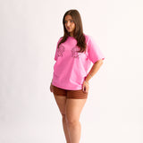 Shell Boyfriend Tee in Pink
