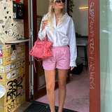 SP Boxer Short in Pink Stripe