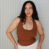 Stretch Halter in Umber Stripe