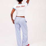SP Boxer Pants in Blue Stripe