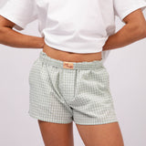 SP Boxer Short in Green Gingham