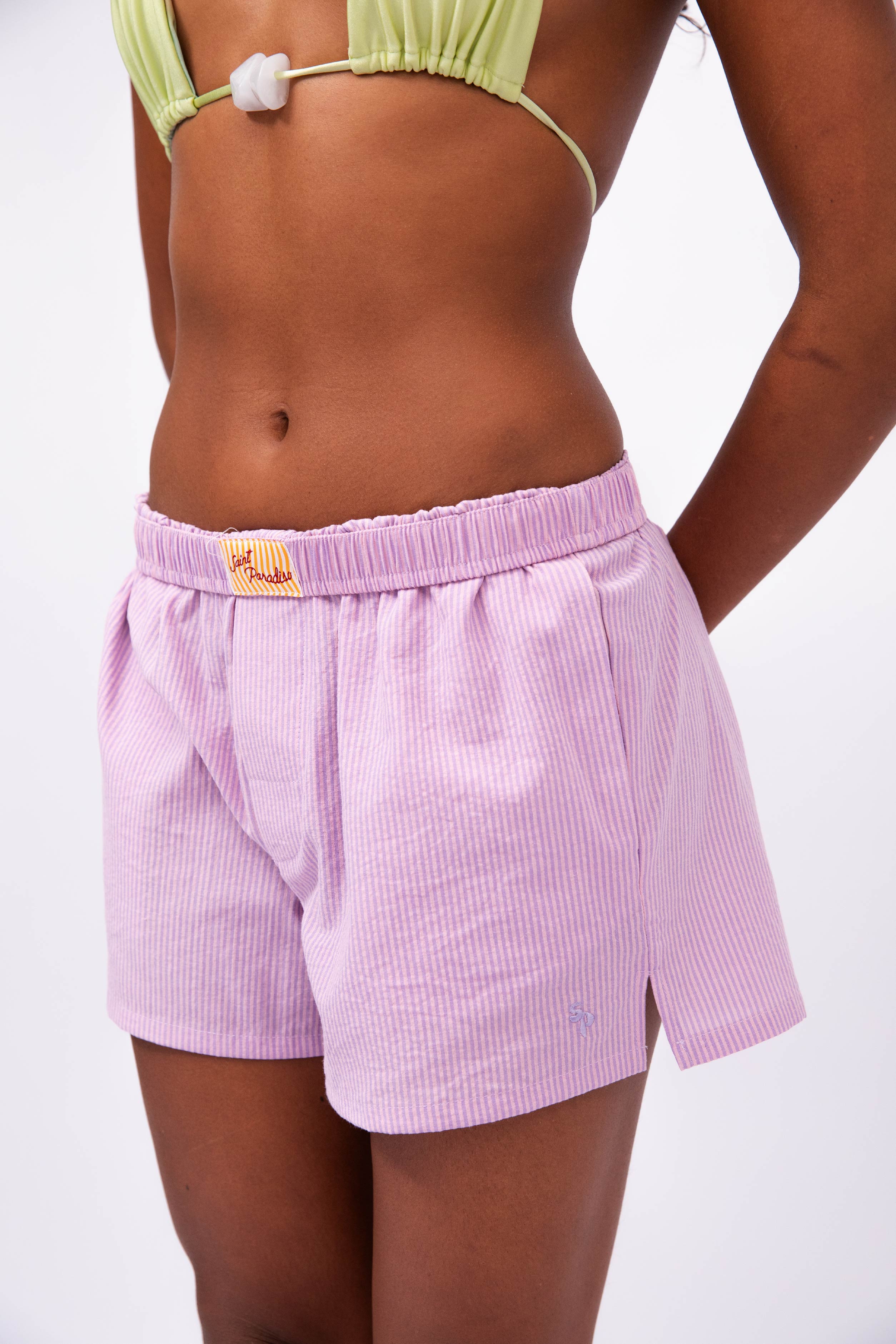 SP Boxer Short in Grape Stripe