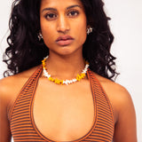 Stretch Halter in Umber Stripe