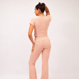 Stretch Tee in Strawberry
