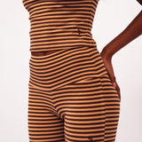 Stretch Tee in Mocha