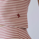 Stretch Tee in Strawberry