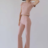 Stretch Tee in Strawberry